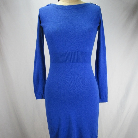 Old Navy Dresses & Skirts - Old Navy Cobalt Blue XS Fitted Bodycon Knit Dress